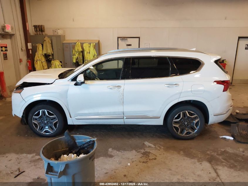 2021 Hyundai Santa Fe Calligraphy VIN: 5NMS5DAL0MH321777 Lot: 43952452