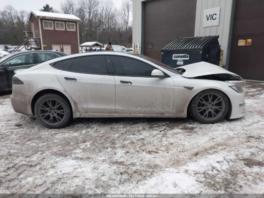 2021 Tesla Model S Plaid Tri Motor All-Wheel Drive VIN: 5YJSA1E61MF442723 Lot: 43952456