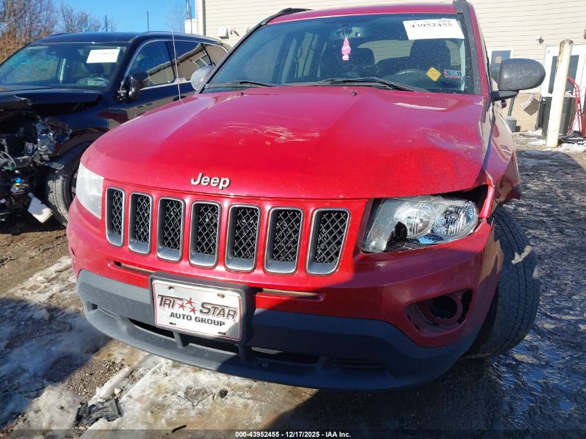 2016 Jeep Compass Sport Se VIN: 1C4NJDBB2GD734165 Lot: 43952455
