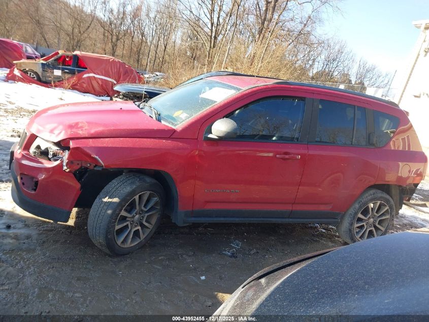 2016 Jeep Compass Sport Se VIN: 1C4NJDBB2GD734165 Lot: 43952455