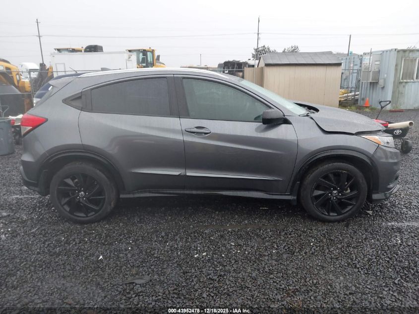 2022 Honda Hr-V Awd Sport VIN: 3CZRU6H12NM706980 Lot: 43952478