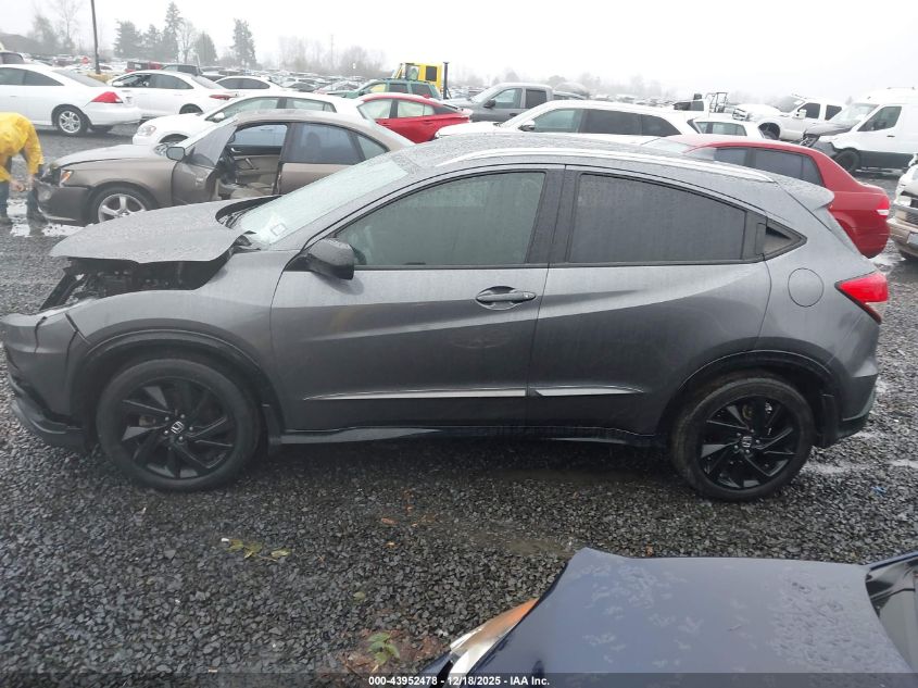 2022 Honda Hr-V Awd Sport VIN: 3CZRU6H12NM706980 Lot: 43952478