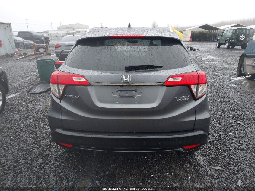 2022 Honda Hr-V Awd Sport VIN: 3CZRU6H12NM706980 Lot: 43952478