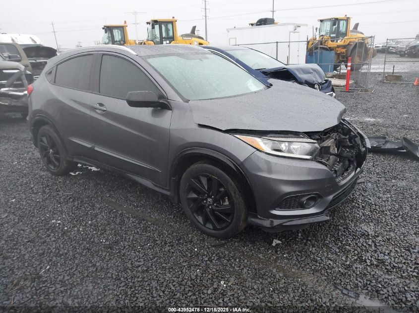 2022 Honda Hr-V Awd Sport VIN: 3CZRU6H12NM706980 Lot: 43952478