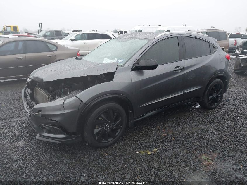 2022 Honda Hr-V Awd Sport VIN: 3CZRU6H12NM706980 Lot: 43952478