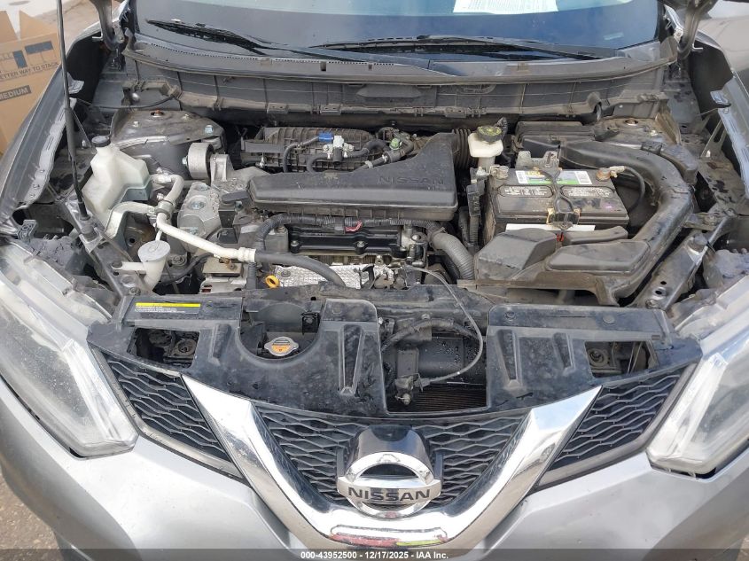 2016 Nissan Rogue S VIN: JN8AT2MT1GW006302 Lot: 43952500