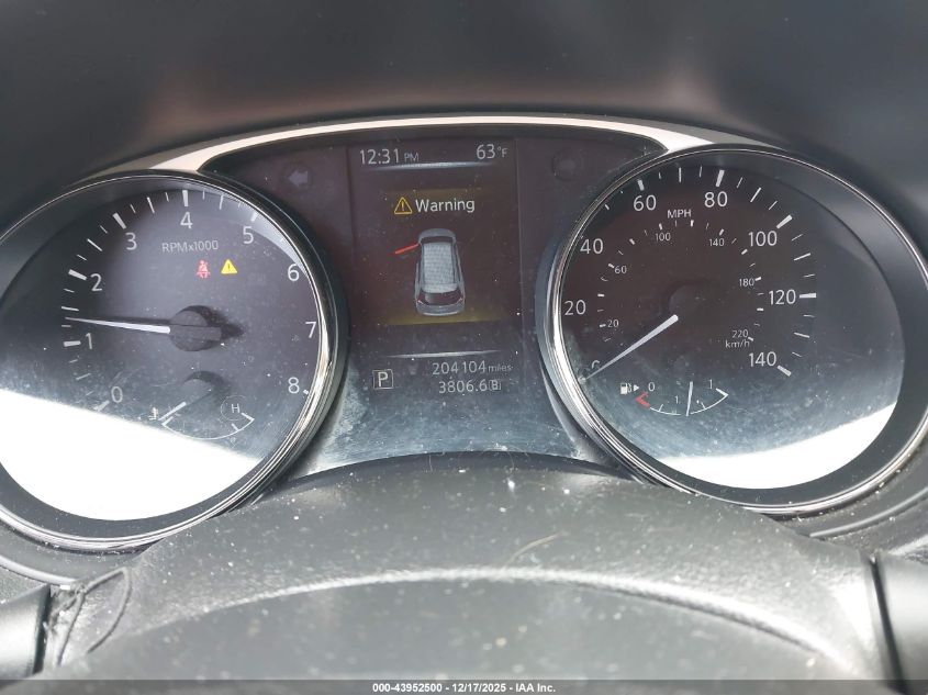 2016 Nissan Rogue S VIN: JN8AT2MT1GW006302 Lot: 43952500