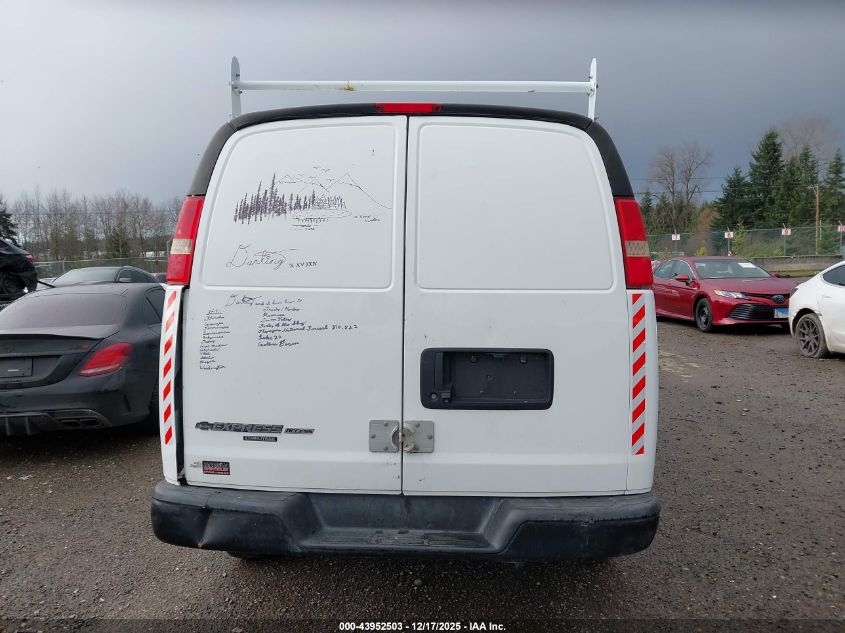 2016 Chevrolet Express 2500 Work Van VIN: 1GCWGAFF7G1320329 Lot: 43952503