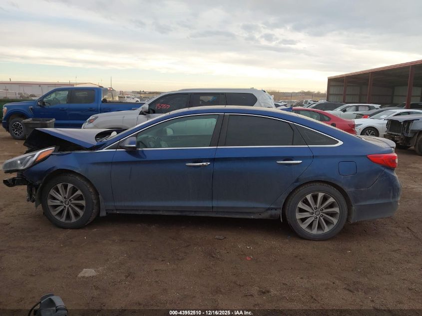 2017 Hyundai Sonata Sport VIN: 5NPE34AF7HH500243 Lot: 43952510