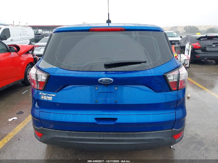 2018 Ford Escape S VIN: 1FMCU0F73JUB72521 Lot: 43952517