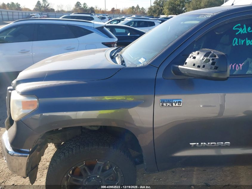 2014 Toyota Tundra Sr5 5.7L V8 VIN: 5TFRY5F16EX153395 Lot: 43952522