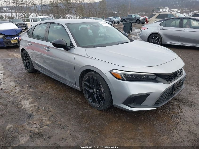 2022 Honda Civic Sport VIN: 19XFL2H82NE023852 Lot: 43952527