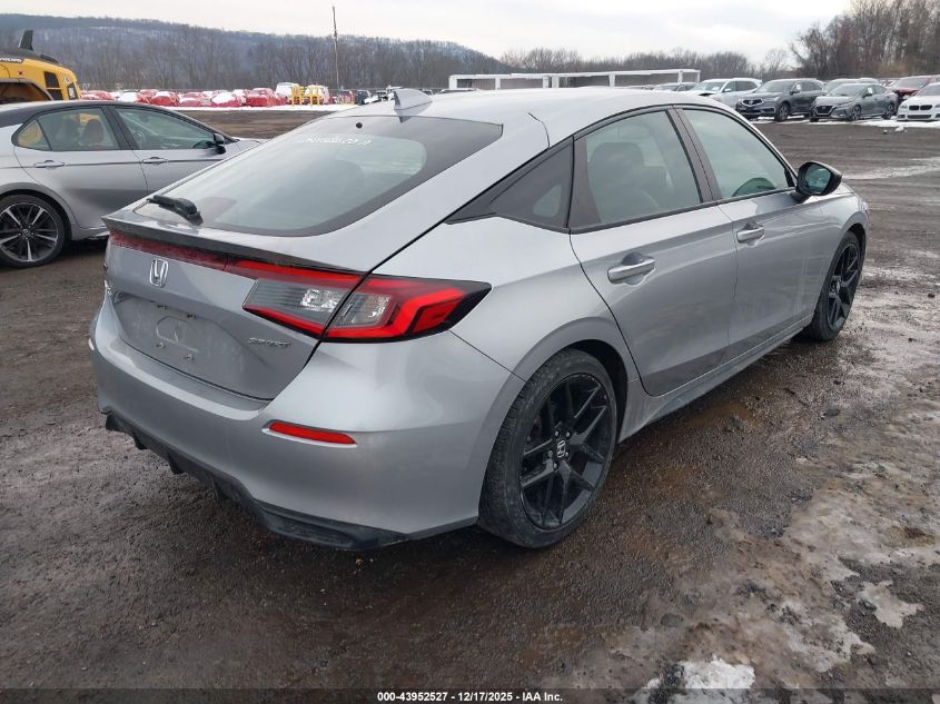 2022 Honda Civic Sport VIN: 19XFL2H82NE023852 Lot: 43952527