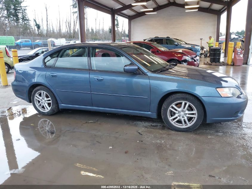 2005 Subaru Legacy 2.5I VIN: 4S3BL616557223896 Lot: 43952532