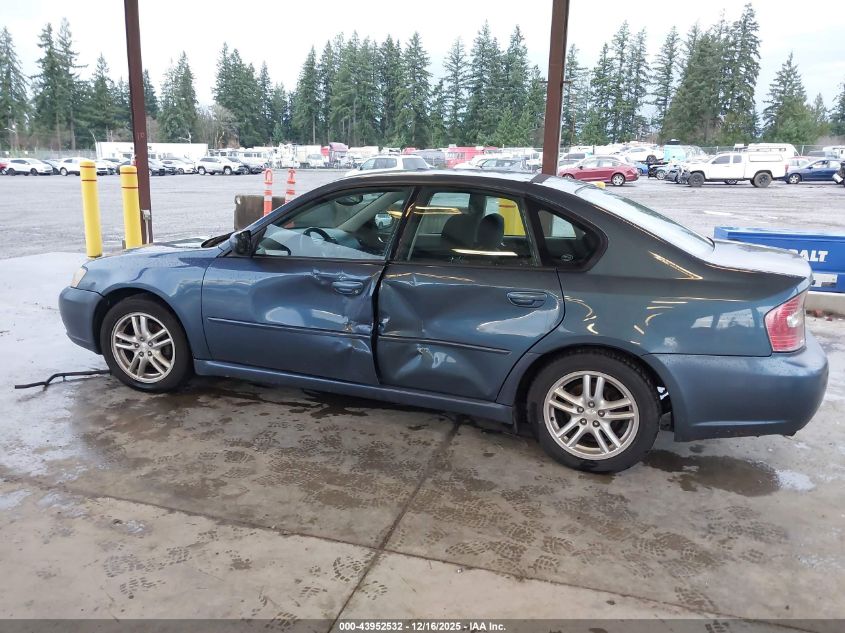 2005 Subaru Legacy 2.5I VIN: 4S3BL616557223896 Lot: 43952532