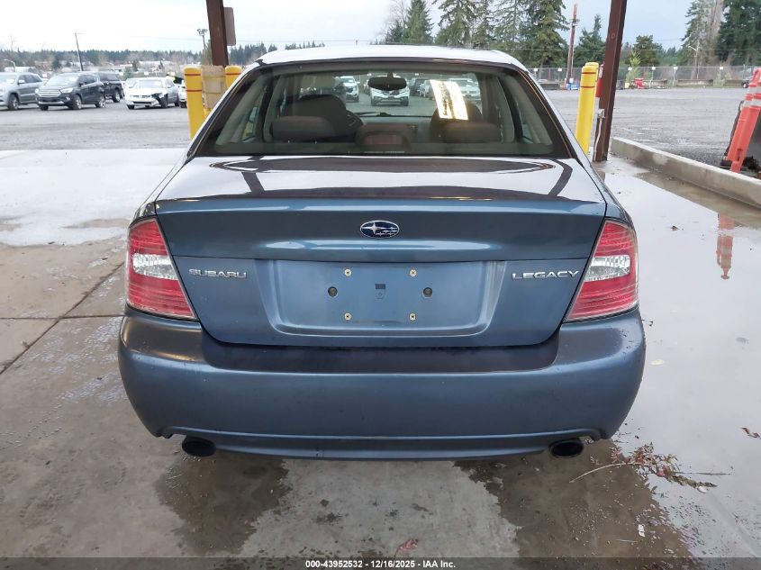 2005 Subaru Legacy 2.5I VIN: 4S3BL616557223896 Lot: 43952532