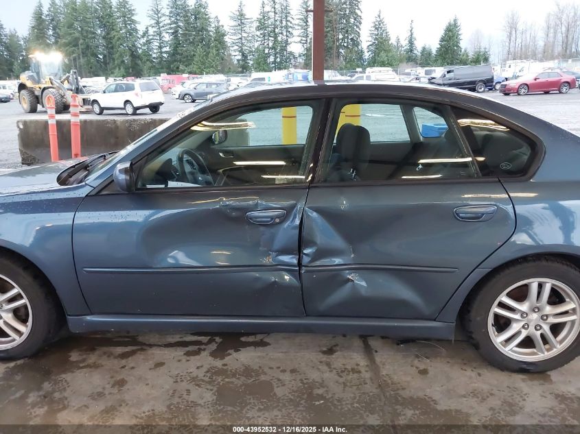 2005 Subaru Legacy 2.5I VIN: 4S3BL616557223896 Lot: 43952532