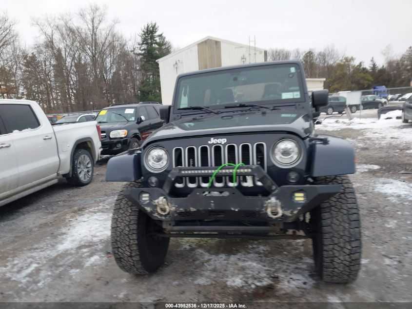 2017 Jeep Wrangler Unlimited Sahara 4X4 VIN: 1C4BJWEG5HL516945 Lot: 43952536