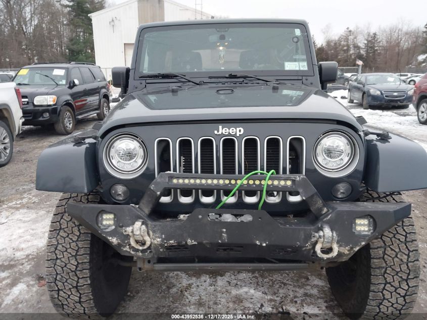 2017 Jeep Wrangler Unlimited Sahara 4X4 VIN: 1C4BJWEG5HL516945 Lot: 43952536