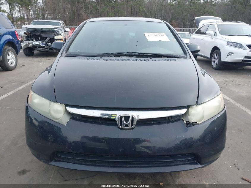 2008 Honda Civic Lx VIN: 1HGFA16518L098807 Lot: 43952538