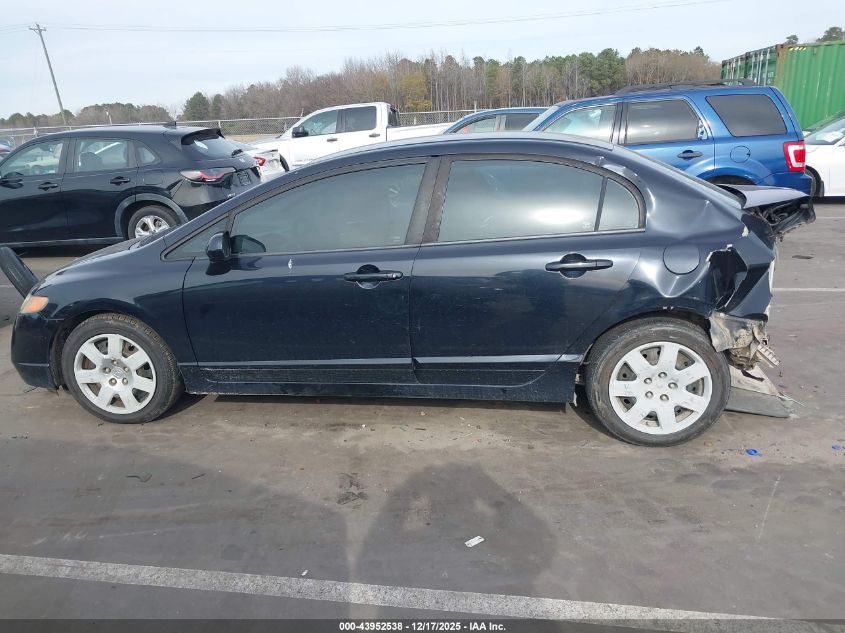 2008 Honda Civic Lx VIN: 1HGFA16518L098807 Lot: 43952538