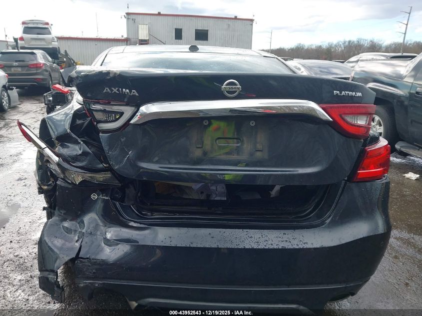 2017 Nissan Maxima 3.5 Platinum VIN: 1N4AA6AP7HC381006 Lot: 43952543
