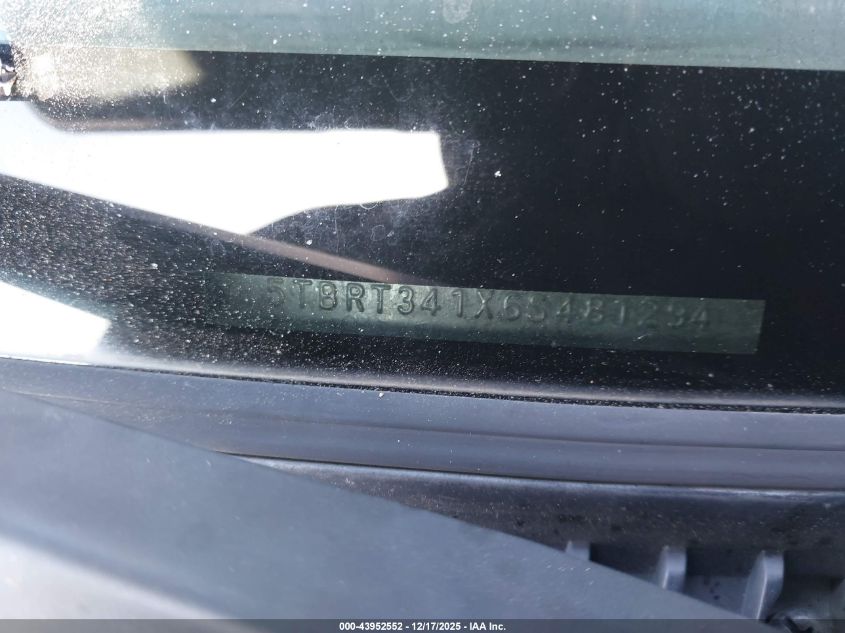 2006 Toyota Tundra Sr5 V8 VIN: 5TBRT341X6S481294 Lot: 43952552