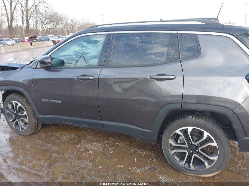 2022 Jeep Compass Limited 4X4 VIN: 3C4NJDCB0NT102125 Lot: 43952561