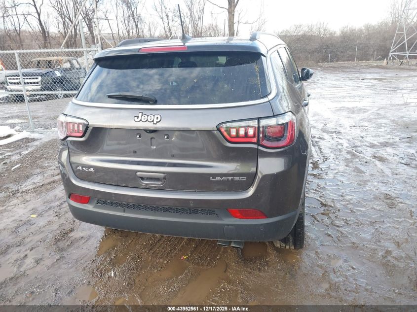 2022 Jeep Compass Limited 4X4 VIN: 3C4NJDCB0NT102125 Lot: 43952561