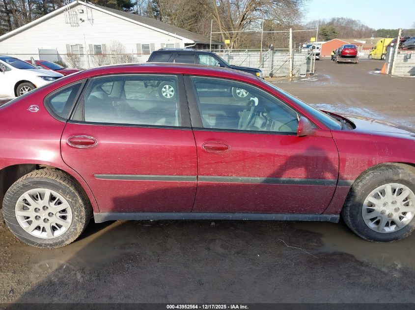 2005 Chevrolet Impala VIN: 2G1WF52E059232974 Lot: 43952564