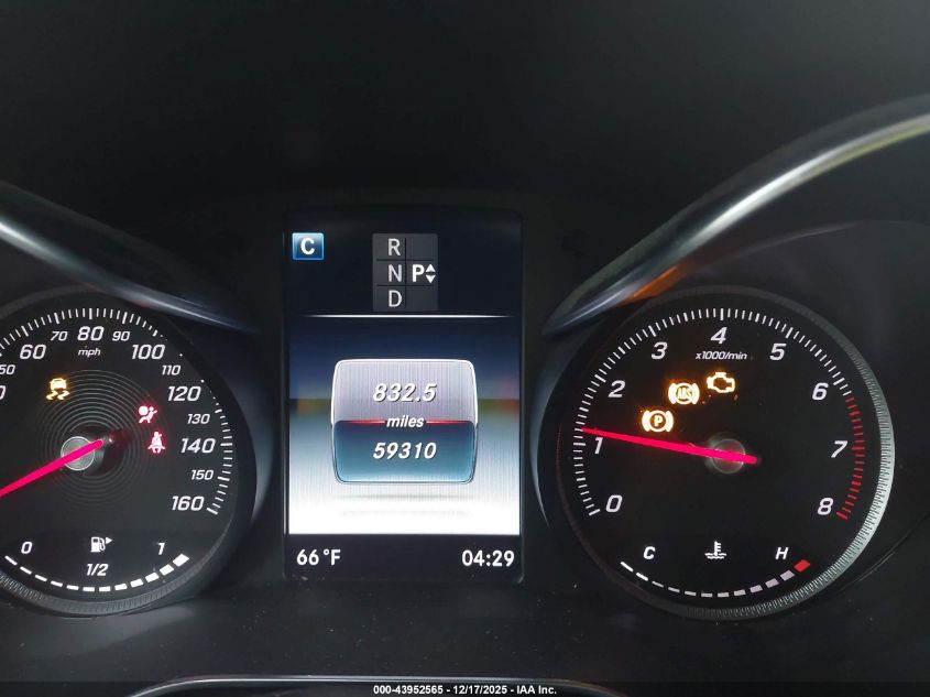 2019 Mercedes-Benz Glc 300 VIN: WDC0G4JB3K1002237 Lot: 43952565