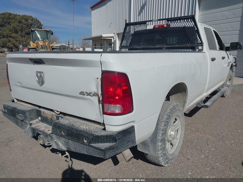 Vin: 3c6ur5hj9jg284279, lot: 44448217, ram 2500 tradesman  4x4 8' box 20184