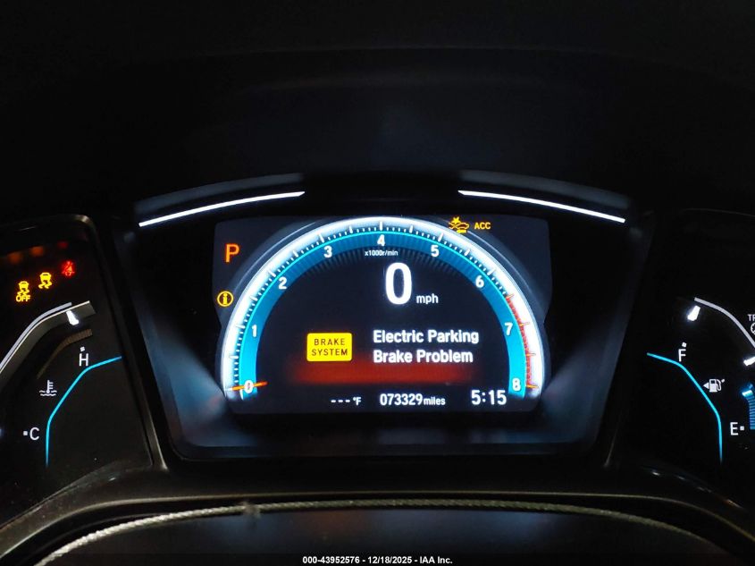 2020 Honda Civic Ex VIN: SHHFK7H66LU218955 Lot: 43952576