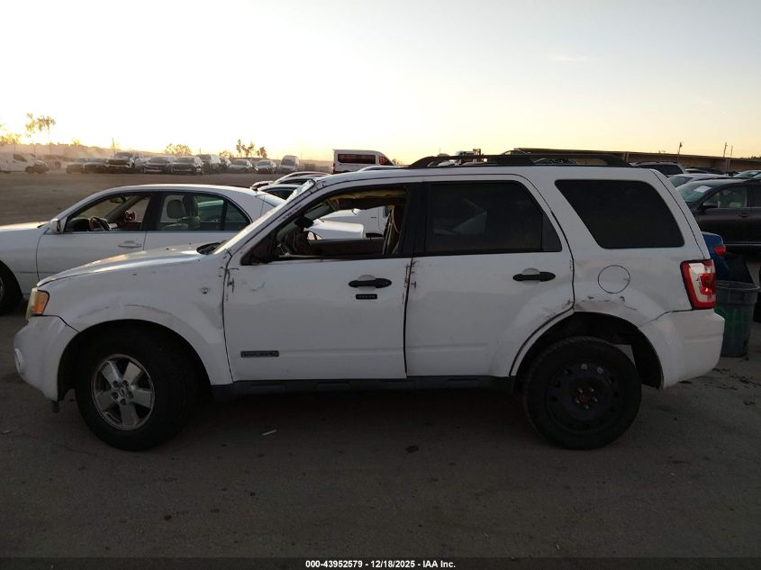 2008 Ford Escape Xlt VIN: 1FMCU03198KC33103 Lot: 43952579