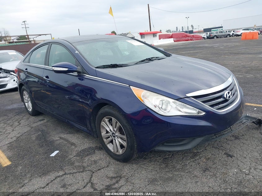 5NPEB4AC5EH837076 2014 Hyundai Sonata Gls auction photo 1