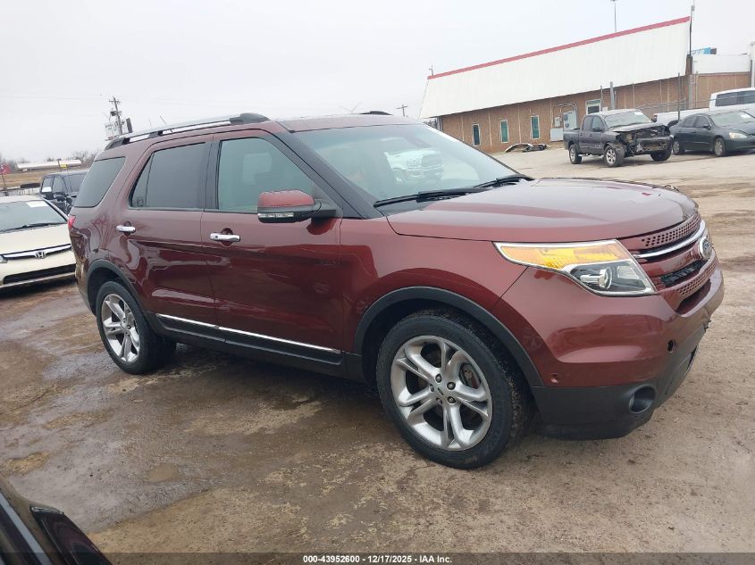 2015 Ford Explorer Limited VIN: 1FM5K8F87FGB25780 Lot: 43952600