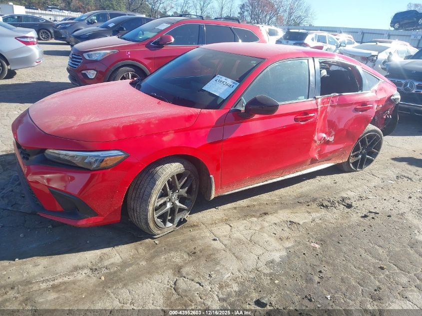 2022 Honda Civic Sport VIN: 19XFL2H84NE014585 Lot: 43952603