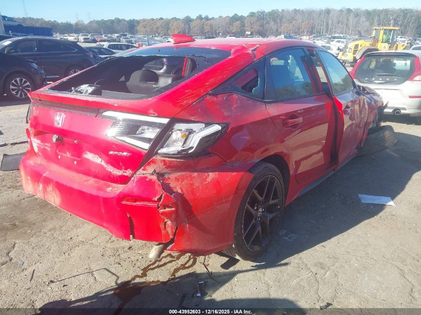 2022 Honda Civic Sport VIN: 19XFL2H84NE014585 Lot: 43952603