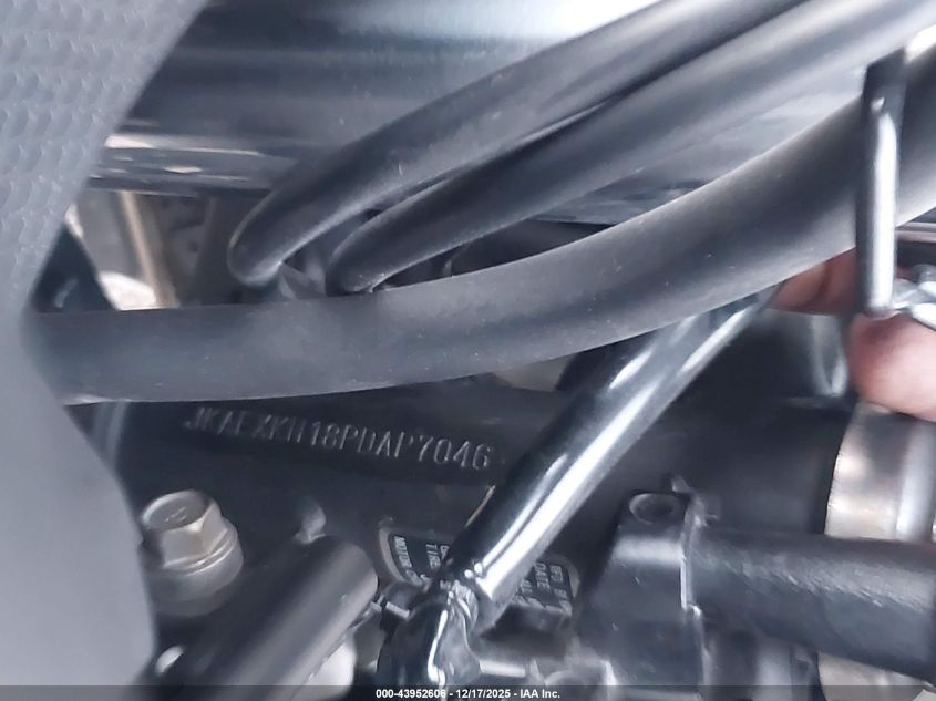 2023 Kawasaki Ex400 VIN: JKAEXKH18PDAP7046 Lot: 43952606