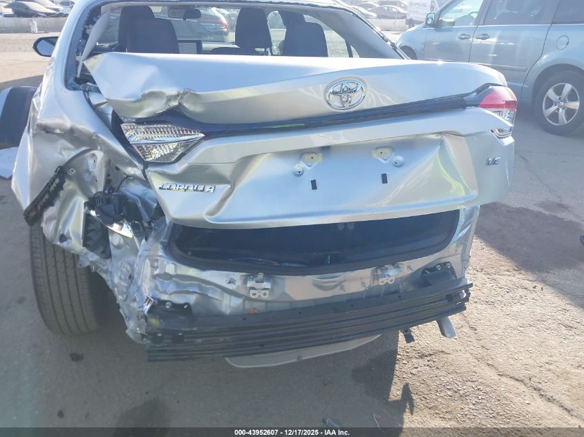 2025 Toyota Corolla Le VIN: 5YFB4MDE6SP344936 Lot: 43952607