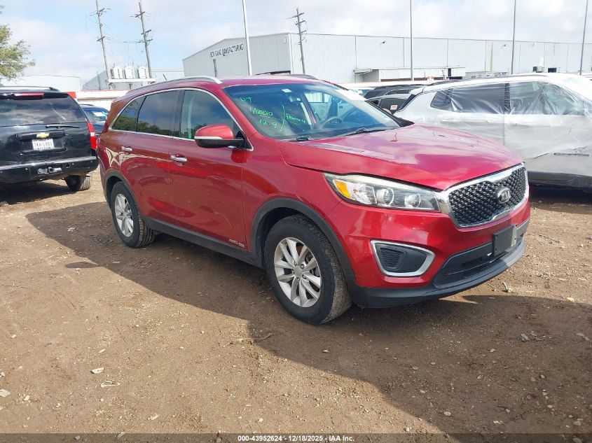 2016 Kia Sorento 3.3L Lx VIN: 5XYPGDA52GG110676 Lot: 43952624