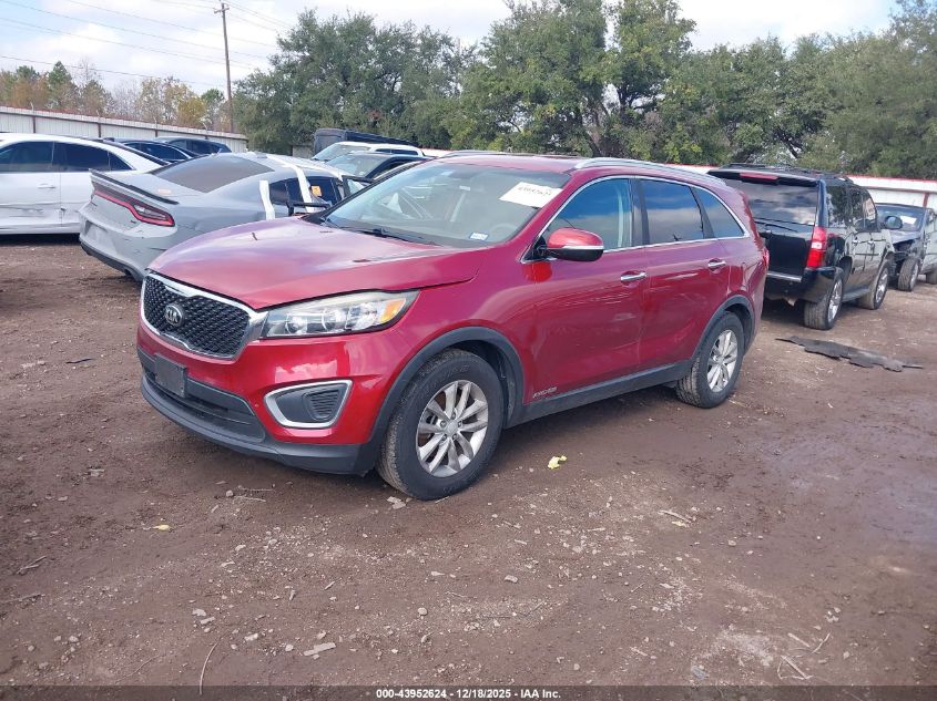2016 Kia Sorento 3.3L Lx VIN: 5XYPGDA52GG110676 Lot: 43952624
