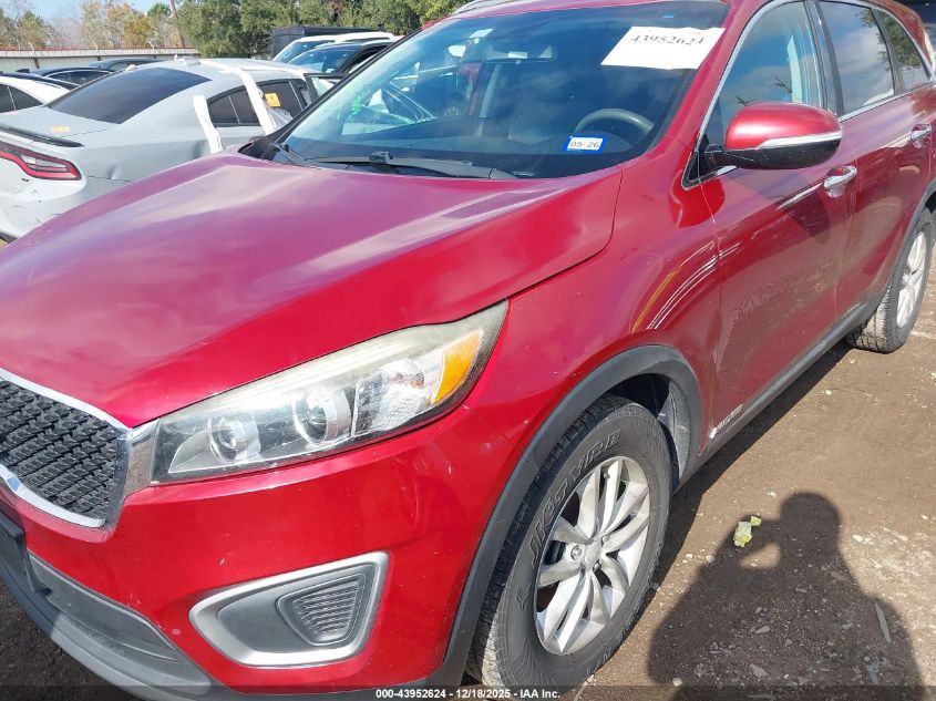 2016 Kia Sorento 3.3L Lx VIN: 5XYPGDA52GG110676 Lot: 43952624