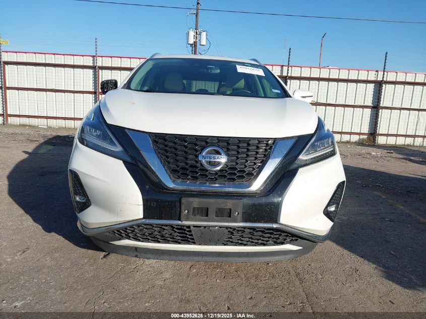 2020 Nissan Murano Sl Fwd VIN: 5N1AZ2CJ9LN176171 Lot: 43952626