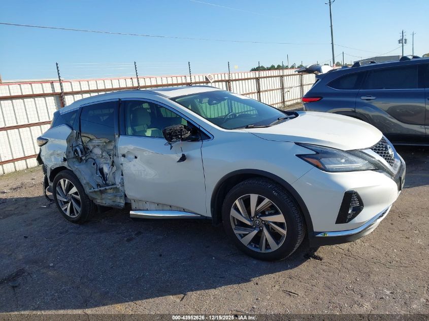 2020 Nissan Murano Sl Fwd VIN: 5N1AZ2CJ9LN176171 Lot: 43952626