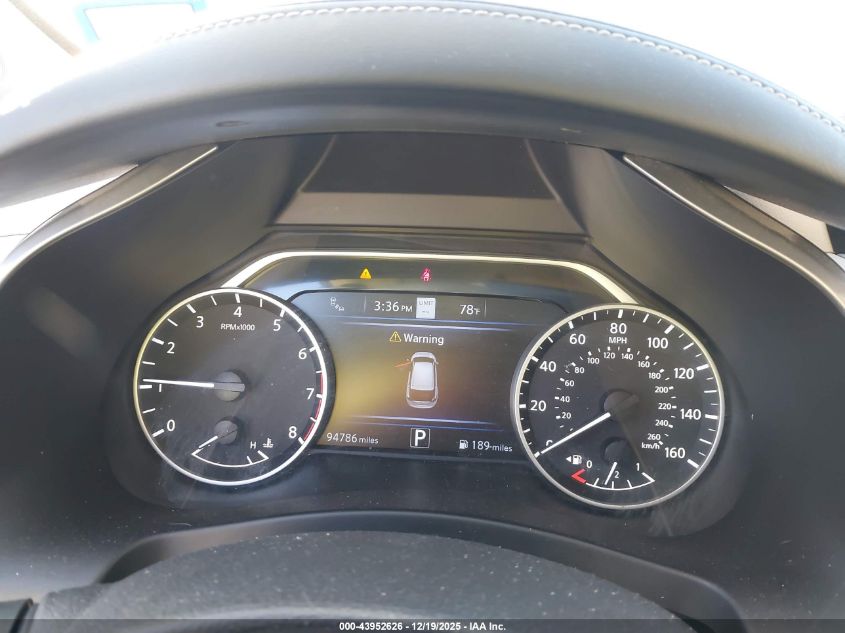 2020 Nissan Murano Sl Fwd VIN: 5N1AZ2CJ9LN176171 Lot: 43952626