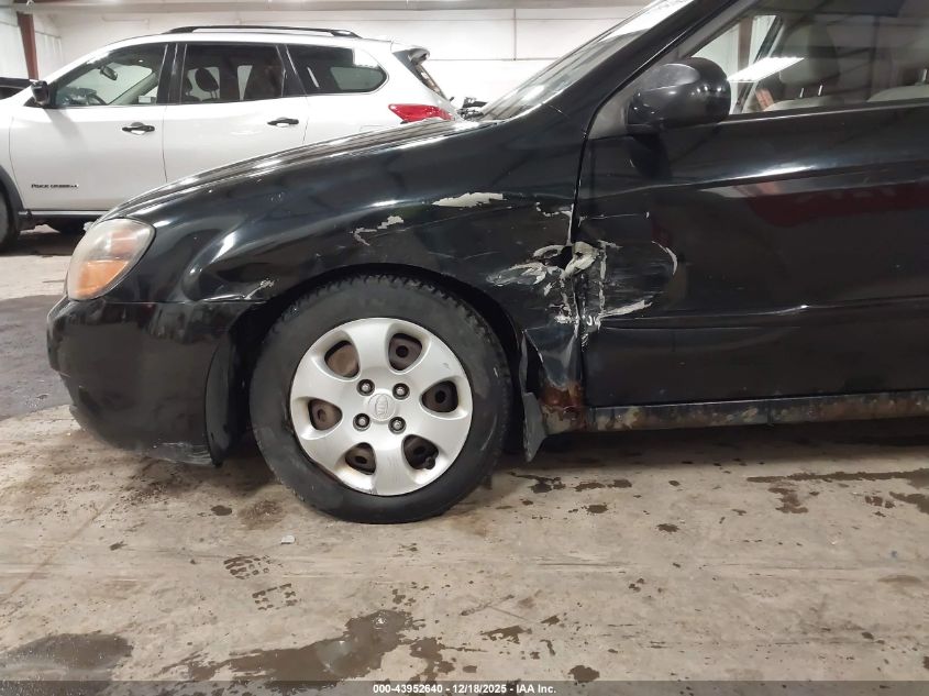 2009 Kia Spectra Lx VIN: KNAFE221195621631 Lot: 43952640