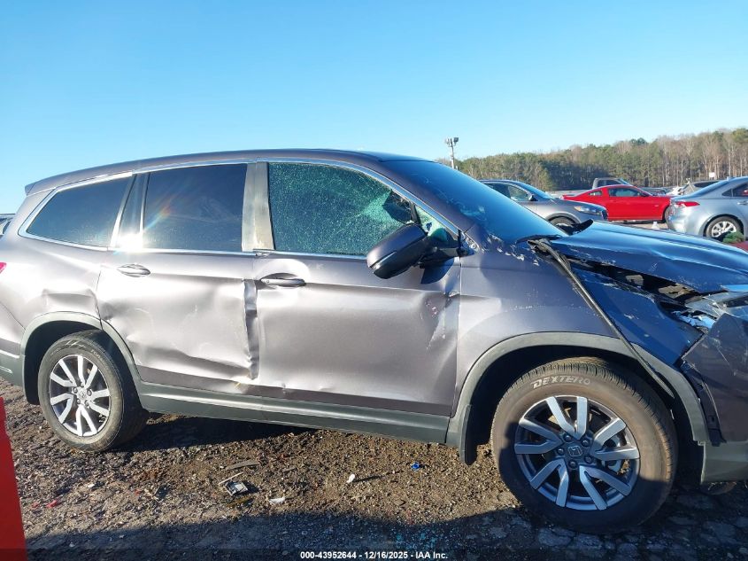 2019 Honda Pilot Ex-L VIN: 5FNYF5H45KB022750 Lot: 43952644