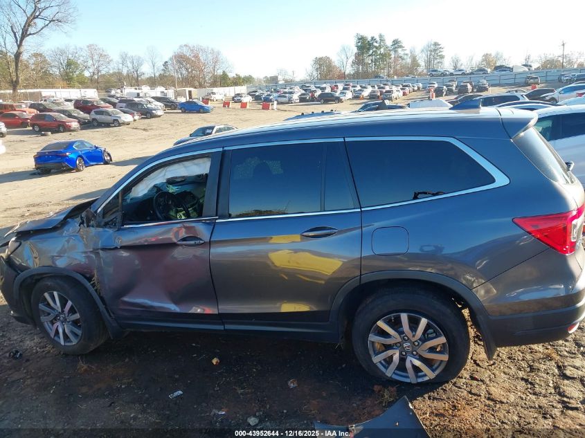 2019 Honda Pilot Ex-L VIN: 5FNYF5H45KB022750 Lot: 43952644