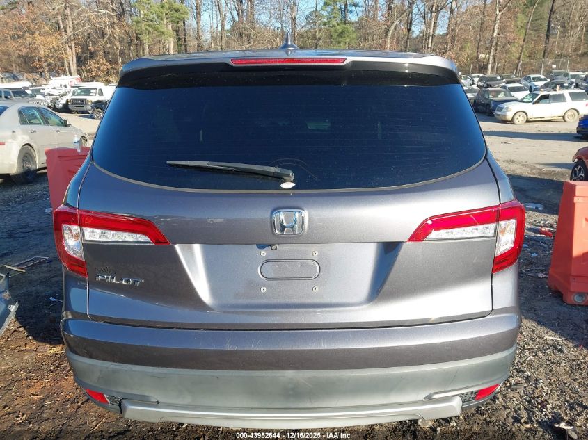 2019 Honda Pilot Ex-L VIN: 5FNYF5H45KB022750 Lot: 43952644